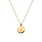 Kit Heath Mirage Reflect Golden GP Round Disc Mini 18 Necklace 91221GD