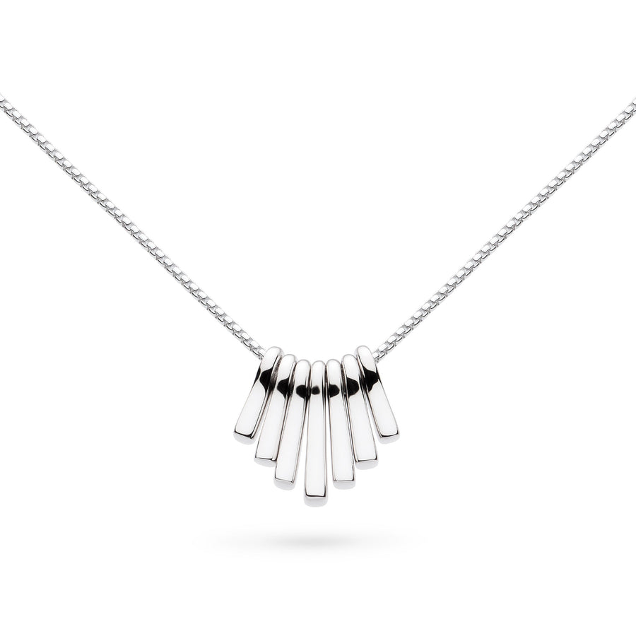 Kit Heath Array Rhodium Plated Dangle 18 Necklace 91890RP