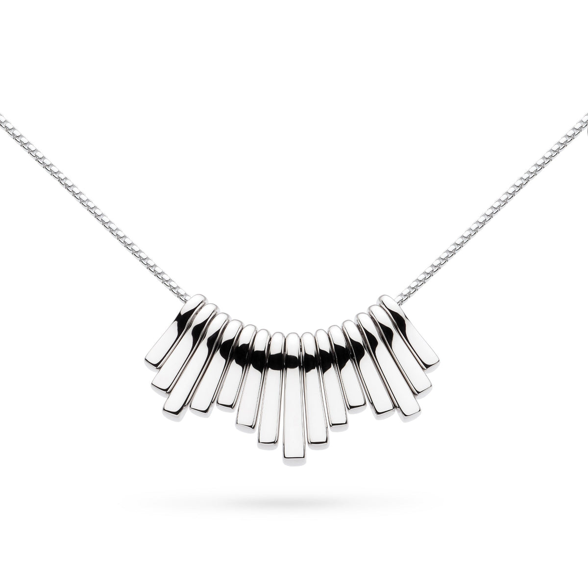 Kit Heath Array Rhodium Plated Luxe Dangle 18 Necklace 91891RP