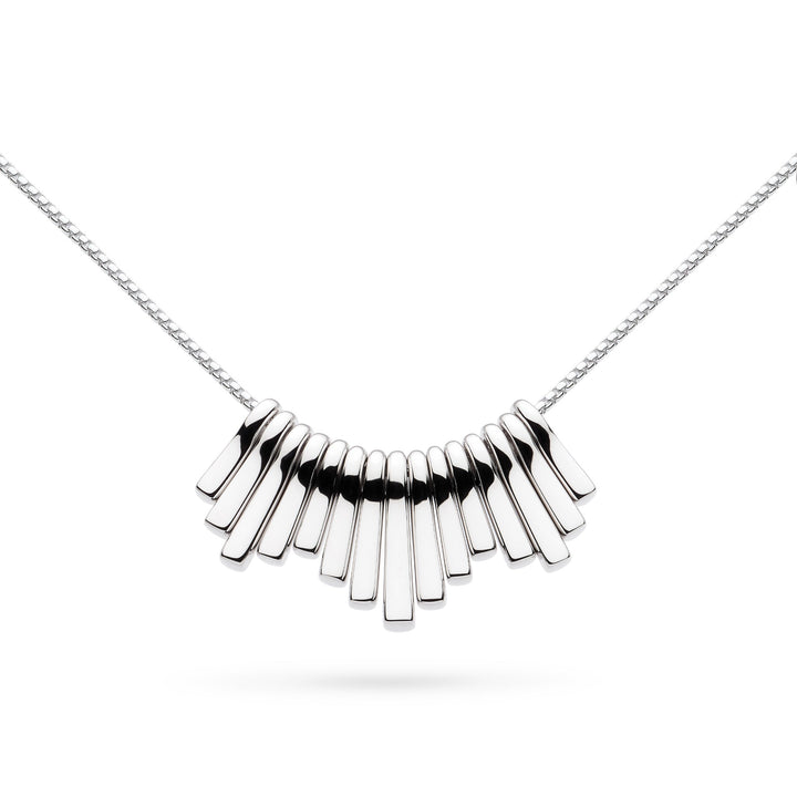 Kit Heath Array Rhodium Plated Luxe Dangle 18 Necklace 91891RP