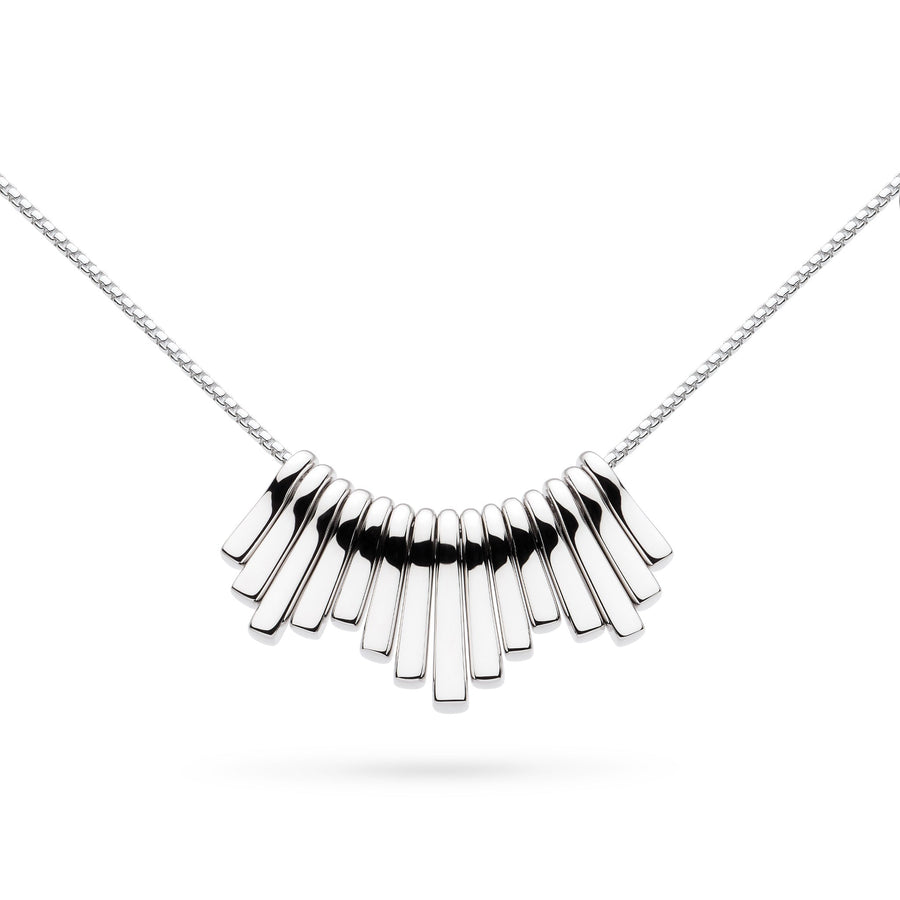 Kit Heath Array Rhodium Plated Luxe Dangle 18" Necklace 91891RP