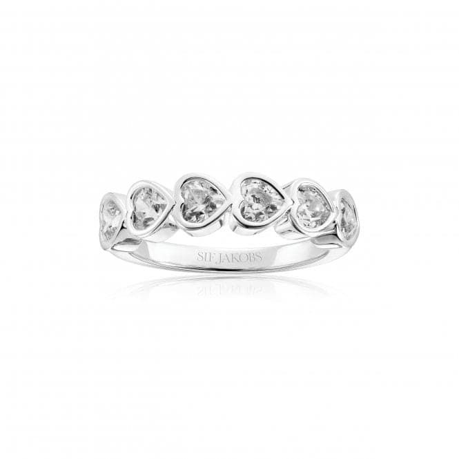 925 Sterling Silver Amorino Ring SJ - R2494 - CZSif JakobsSJ - R2494 - CZ - 50