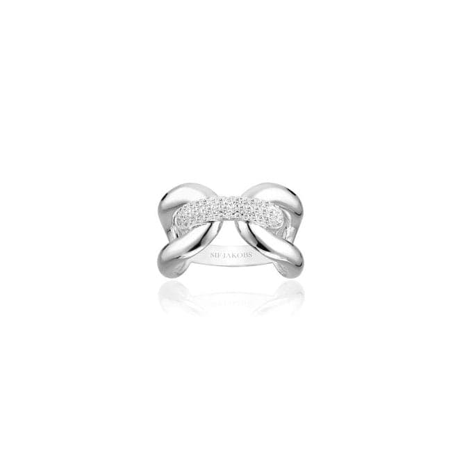 925 Sterling Silver Capri Tre Ring SJ - R62016 - CZ - SSSif JakobsSJ - R62016 - CZ - SS - 50