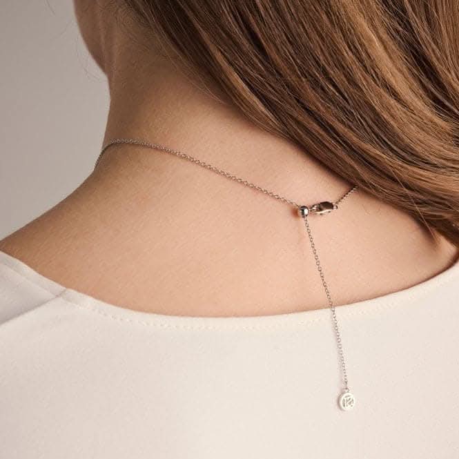 925 Sterling silver Ellera Ovale Piccolo Necklace SJ - N2414 - CZSif JakobsSJ - N2414 - CZ