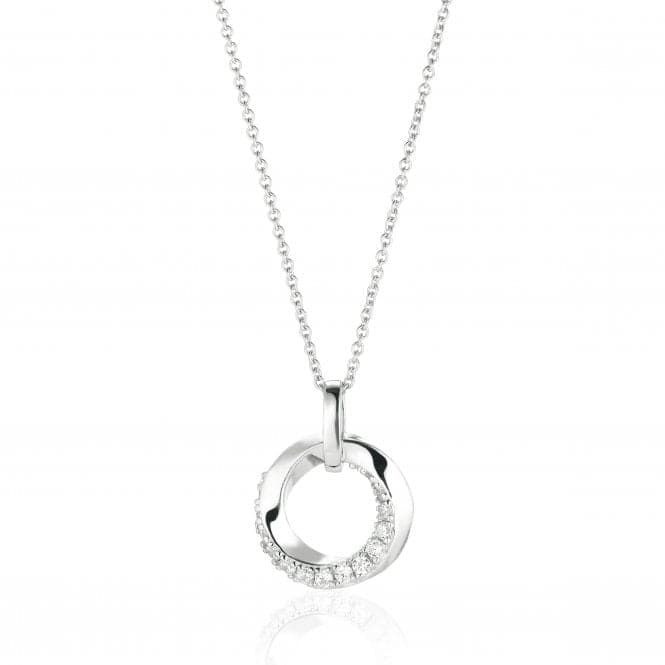 925 Sterling Silver Ferrara Pendant SJ - P1211 - CZ - SS38 - 45Sif JakobsSJ - P1211 - CZ - SS38 - 45