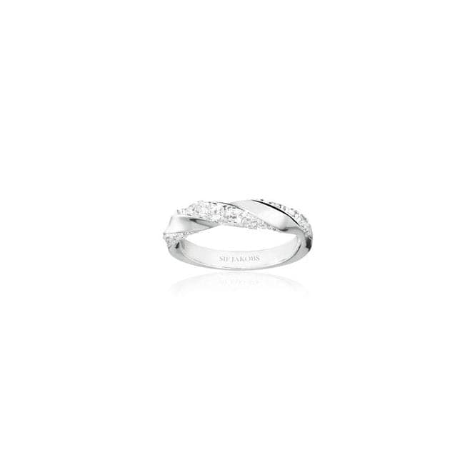 925 Sterling Silver Ferrara Ring SJ - R12114 - CZ - SSSif JakobsSJ - R12114 - CZ - SS - 50