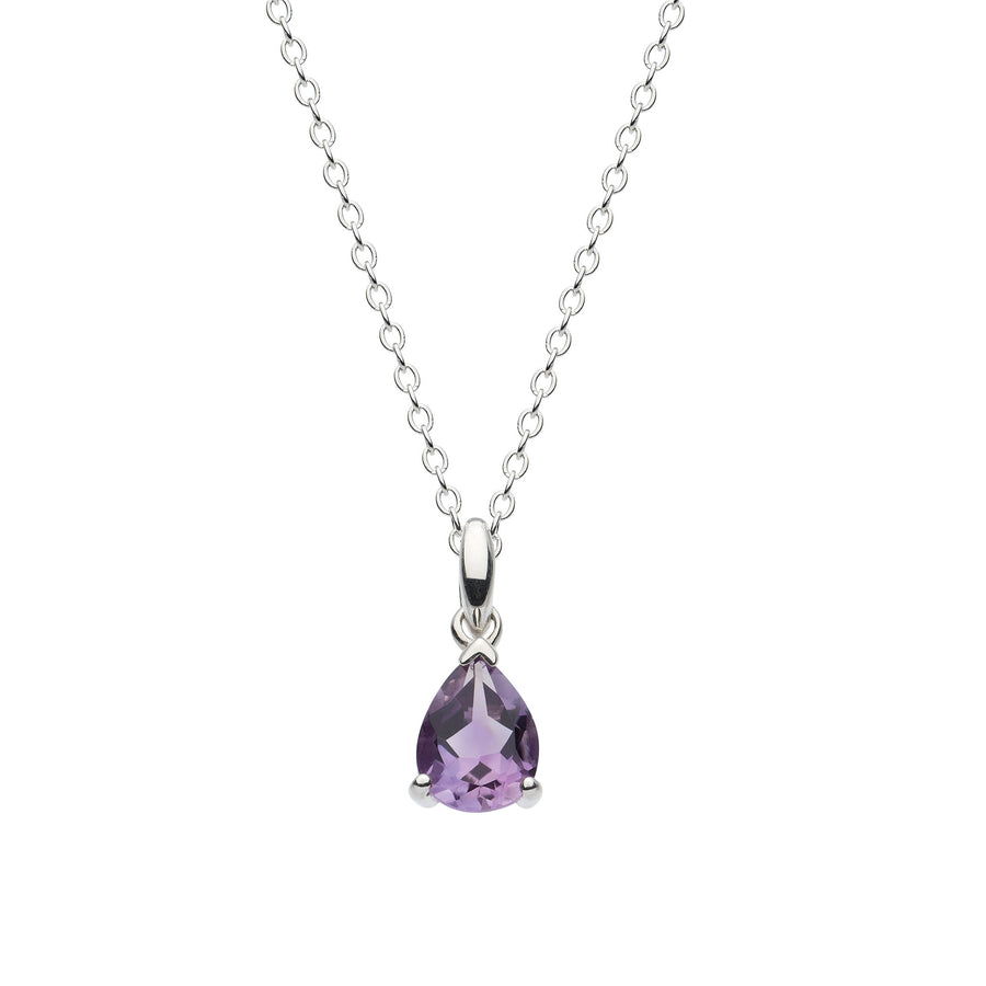 Dew Amethyst Teardrop Pendant 92923AM