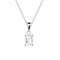 Dew Baguette 4x6mm Zirconia Pendant 92927CZ