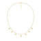 Dew Gold Plated Shell Charm 18" Necklace 93936GD