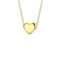 Dew Gold Plated Love Heart 18 Inch Necklace