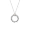 Dew Beaded Twist Open Circle 18" Necklace 94514HP
