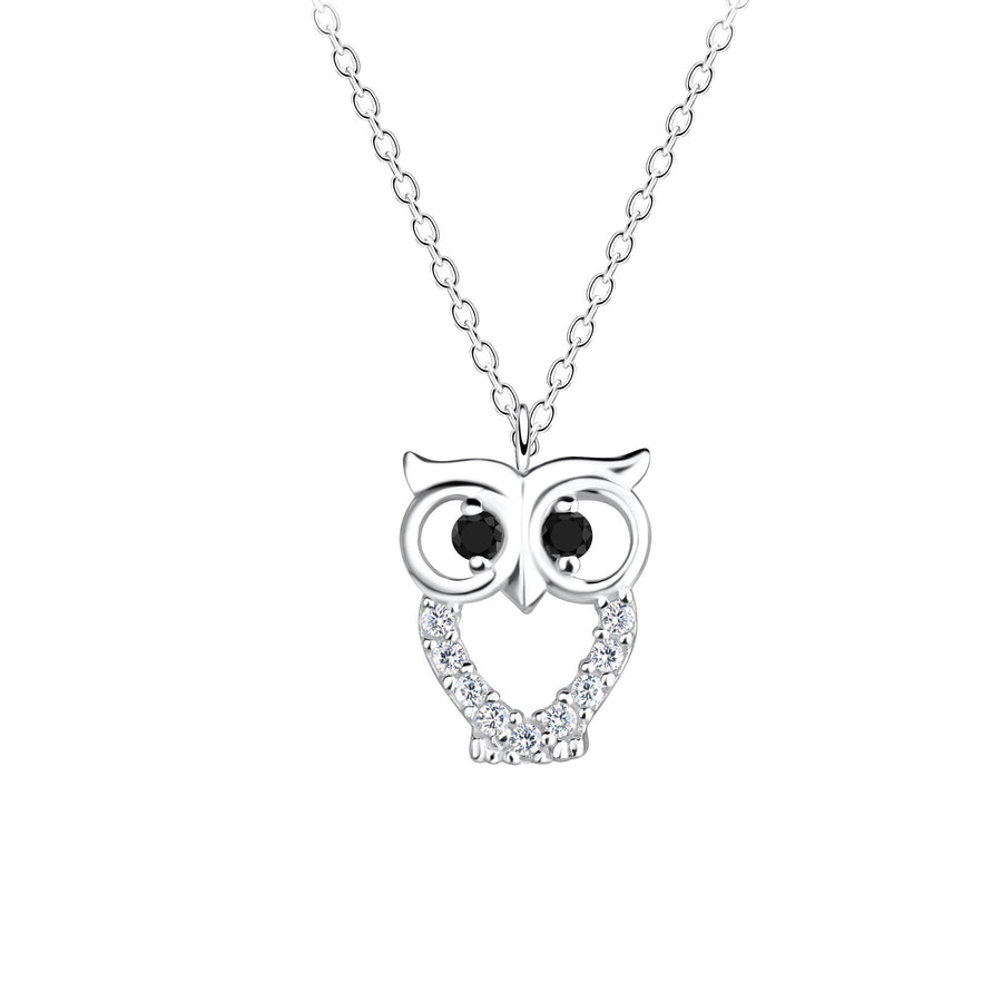 Dew Zirconia Owl 18" Necklace 94849CZ
