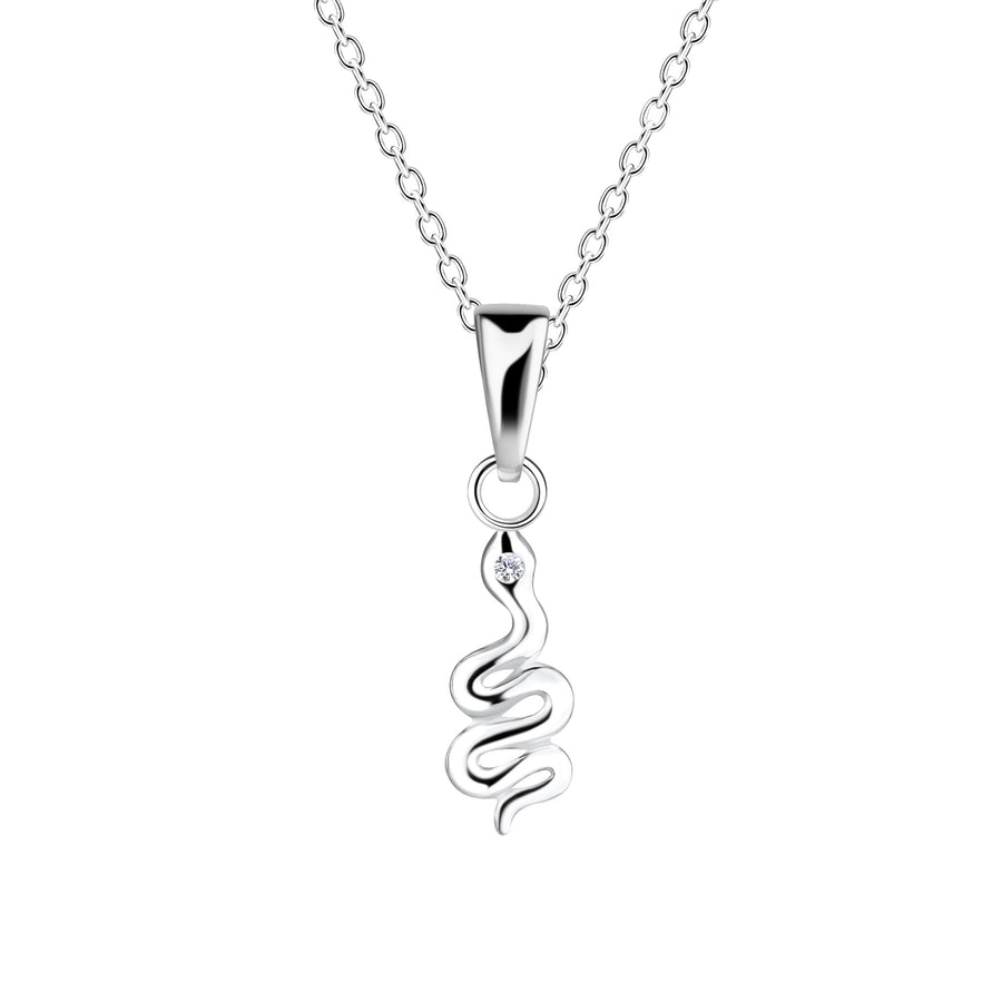 Dew Zirconia Snake Pendant 94852CZ