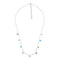 Dew Multi CZ Charm 18 Inch Necklace