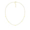 Dew Gold Plated Star Station 18 Inch Necklace