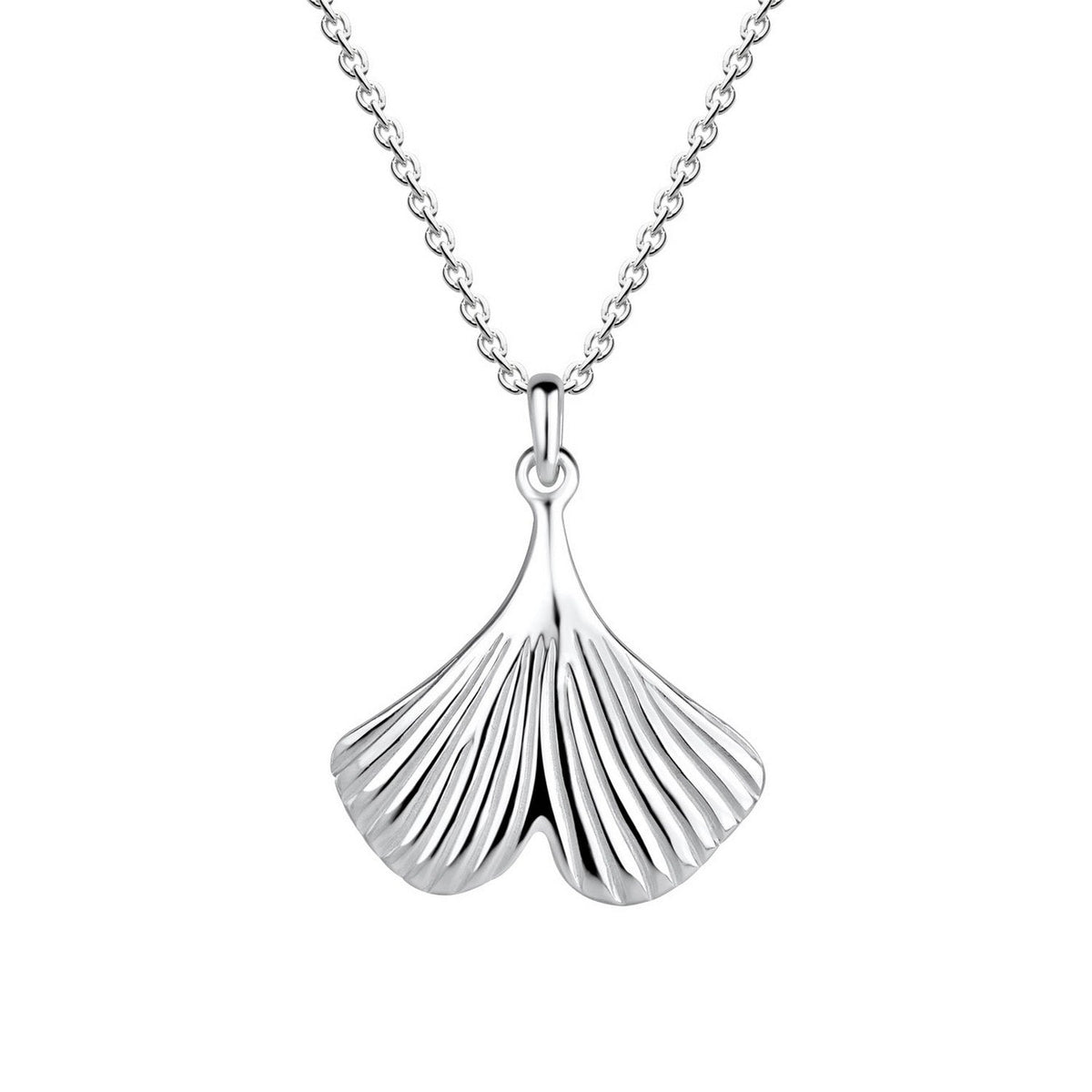 Dew Ginkgo Leaf Pendant