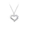 Dew Clear Crystal Heart 18" Necklace 95867CC
