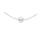 Dew Button Pearl 18 Inch Necklace