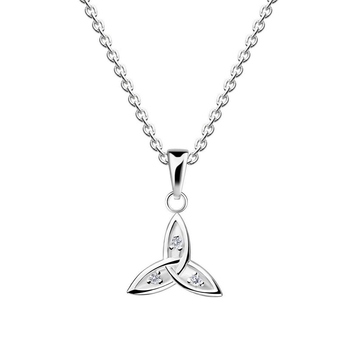 Dew Trilogy CZ Pendant