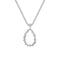 Dew Oval CZ Pendant