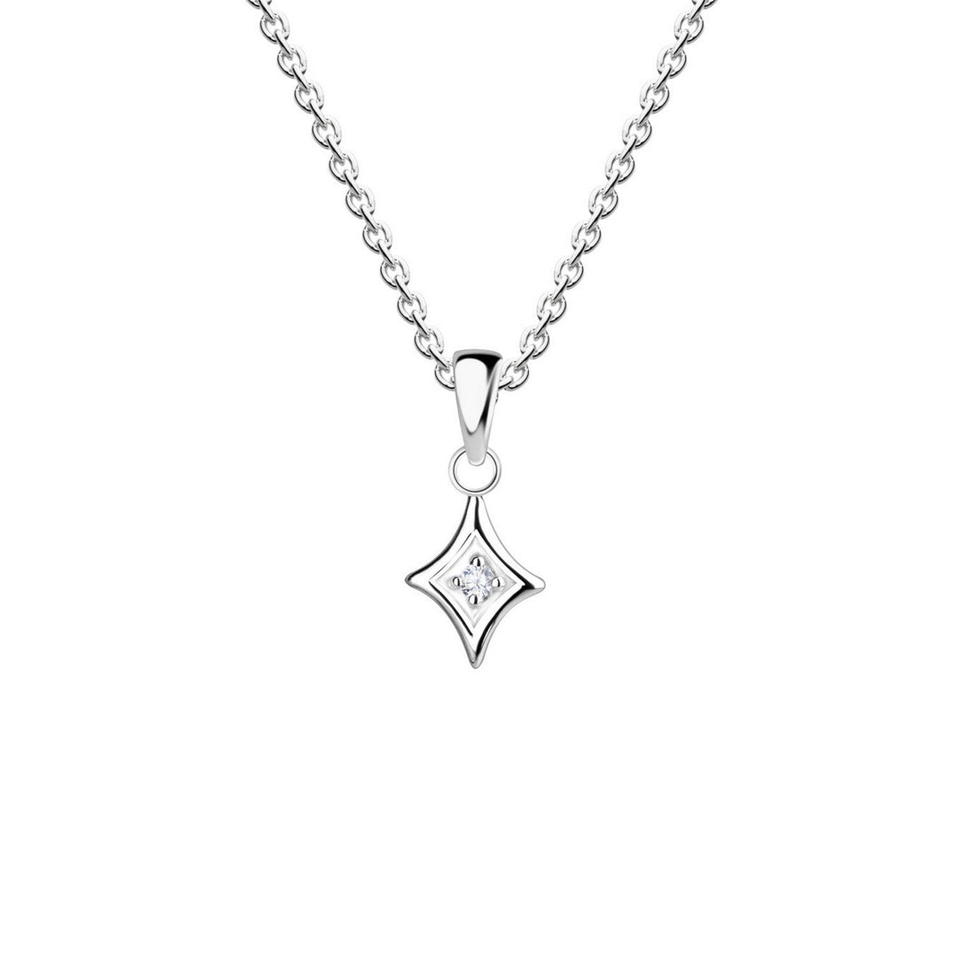 Dew CZ Compass Star Pendant