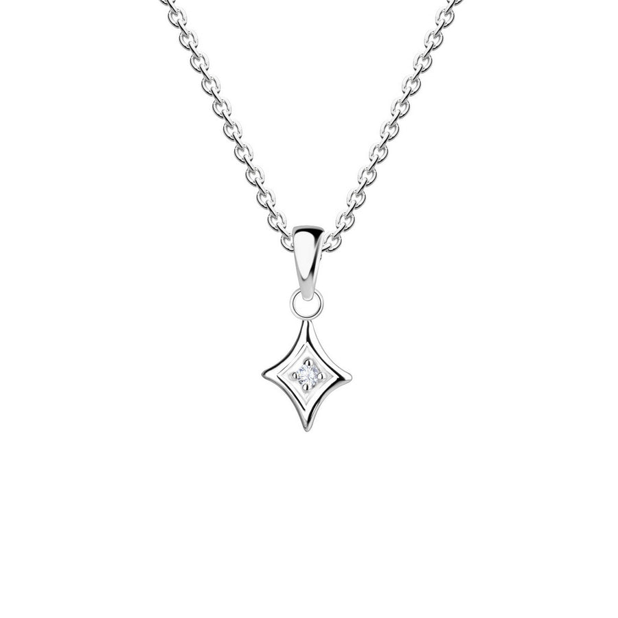Dew Zirconia Compass Star Pendant 97535CZ