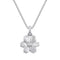 Dew Petal Flower CZ Pendant