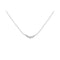 Dew Curve CZ 18 Inch Necklace