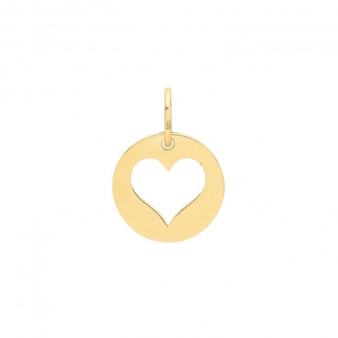 9C Yellow Gold Heart Charm PN1134Acotis Gold JewelleryPN1134