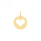 9C Yellow Gold Heart Charm PN1134Acotis Gold JewelleryPN1134