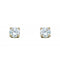 9ct April Cubic Zirconia 4mm Stud Earrings GE2329Elements GoldGE2329