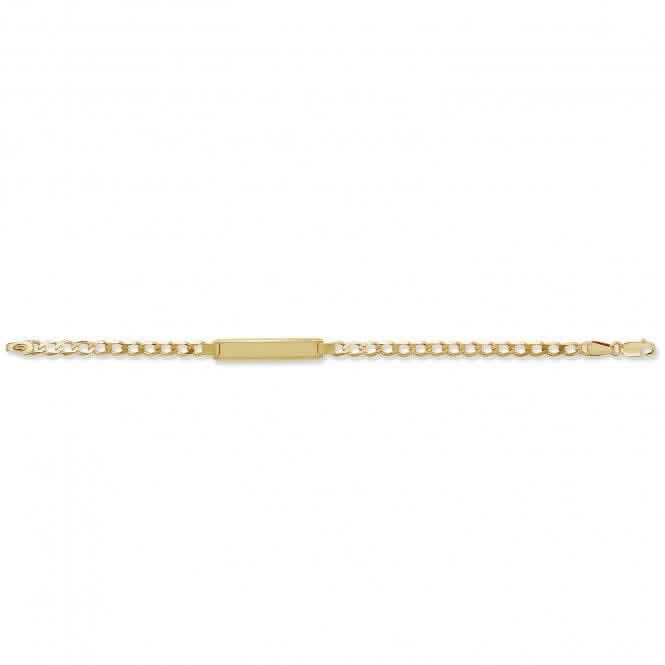 9ct Baby Id Bracelet BR127Acotis Gold JewelleryBR127