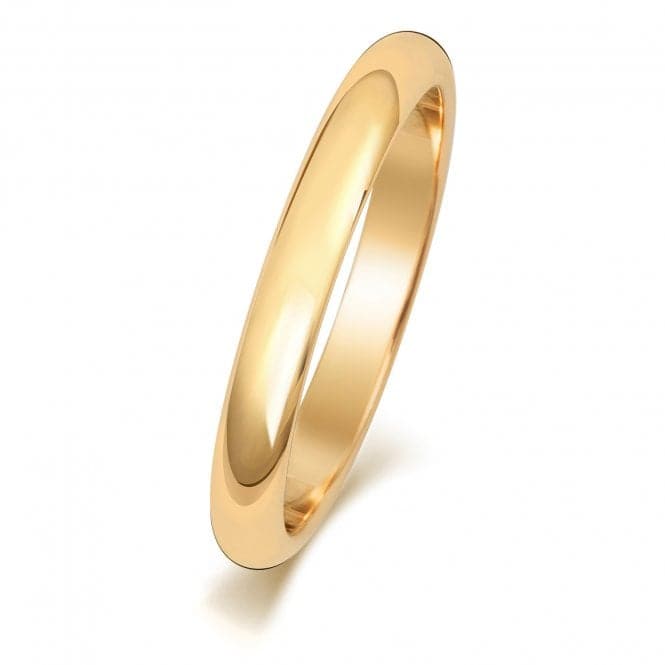 9ct D Shape 2.5mm Wedding Ring W102MWedding BandsW102M/J