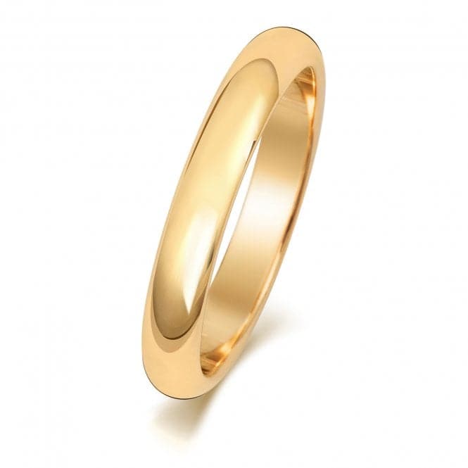 9ct D Shape 3mm Wedding Ring W103HWedding BandsW103H/J
