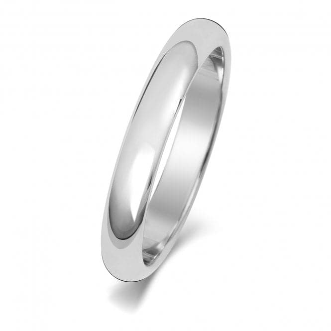 9ct D Shape 3mm Wedding Ring W103WLWedding BandsW103WL/J