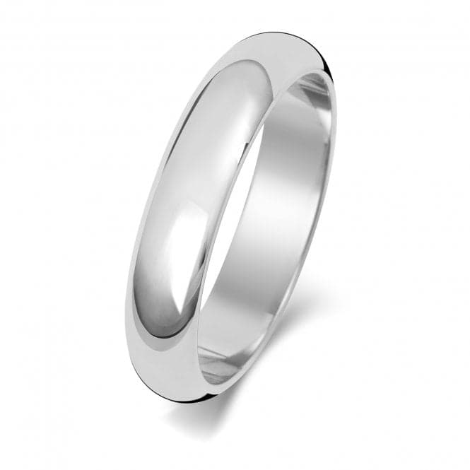 9ct D Shape 4 mm Wedding Ring W104WHWedding BandsW104WH/J