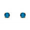 9ct December London Blue Topaz 4mm Stud Earrings GE2337Elements GoldGE2337