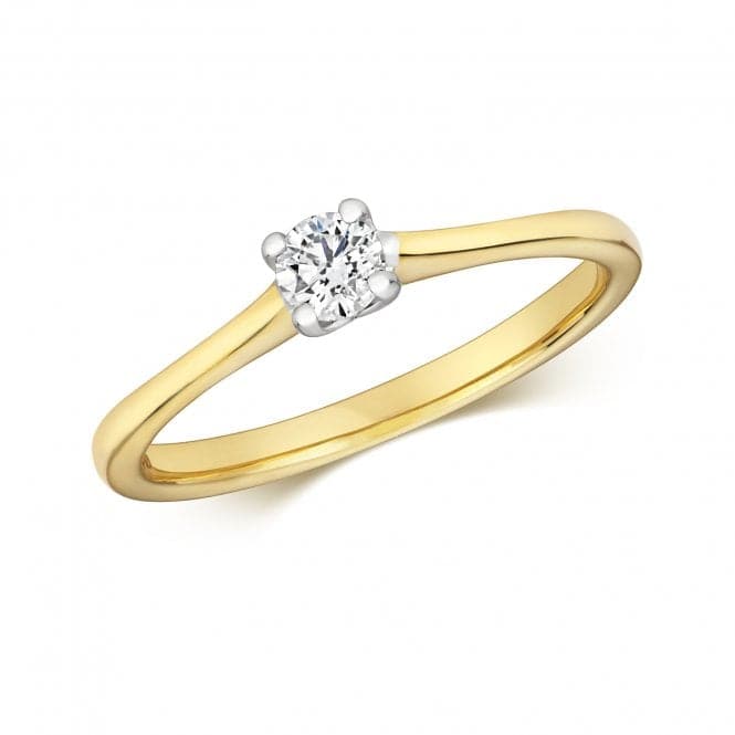 9ct Diamond 4 Claw Solitaire Gold Rings RD609Diamond JewelleryRD609/J