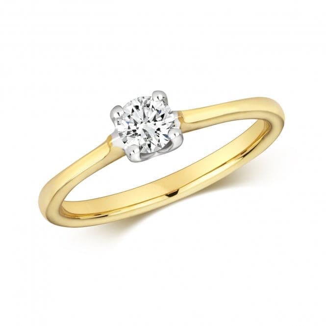 9ct Diamond 4 Claw Solitaire Gold Rings RD610Diamond JewelleryRD610/J