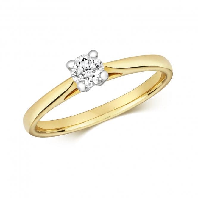 9ct Diamond 4 Claw Solitaire Gold Rings RD615Diamond JewelleryRD615/J