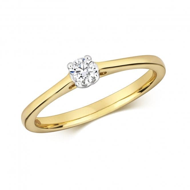 9ct Diamond 4 Claw Solitaire Gold Rings RD617Diamond JewelleryRD617/J