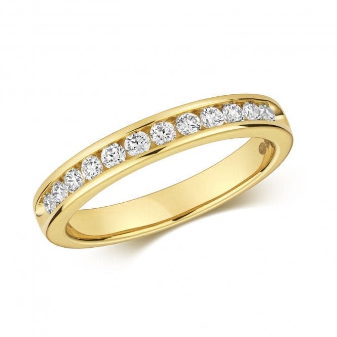 9ct Diamond Chanel Set Eternity Gold Rings RD571Diamond JewelleryRD571/J