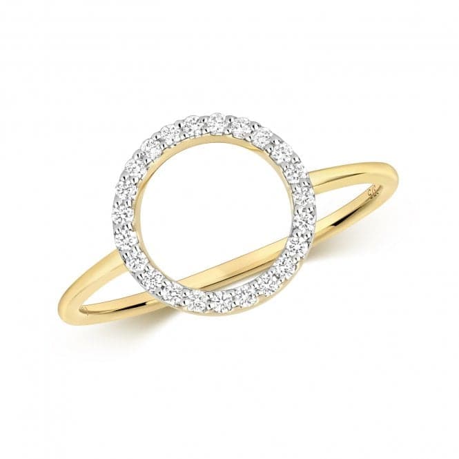 9ct Diamond Circle Gold RD827Diamond JewelleryRD827/J