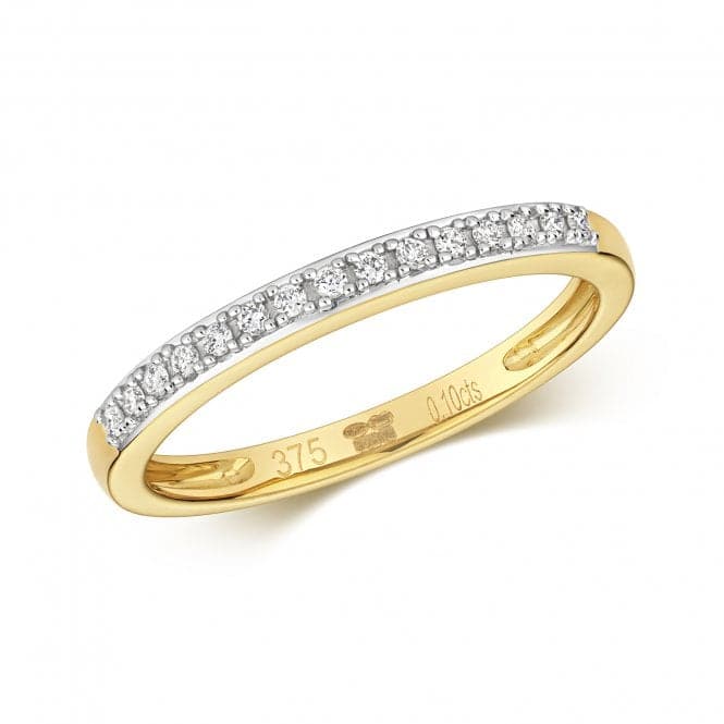 9ct Diamond Claw Set Eternity Gold Rings RD567Diamond JewelleryRD567/J