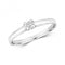 9ct Diamond Crossover Solitaire White Gold Rings RD604WDiamond JewelleryRD604W/J