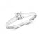9ct Diamond Crossover Solitaire White Gold Rings RD606WDiamond JewelleryRD606W/J
