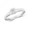 9ct Diamond Crossover Solitaire White Gold Rings RD607WDiamond JewelleryRD607W/J