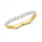 9ct Diamond Curve Gold RD819Diamond JewelleryRD819/J