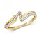 9ct Diamond Fancy Wave Gold Rings RD390Diamond JewelleryRD390/J