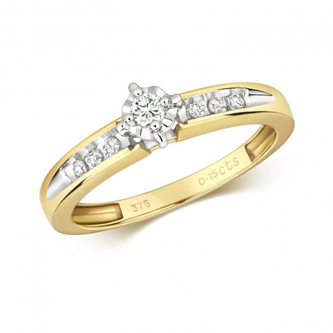 9ct Diamond Gold Rings RD329Diamond JewelleryRD329/J